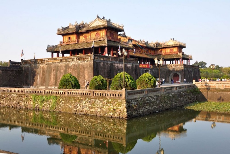 The Imperial Citadel's main gate in Hue