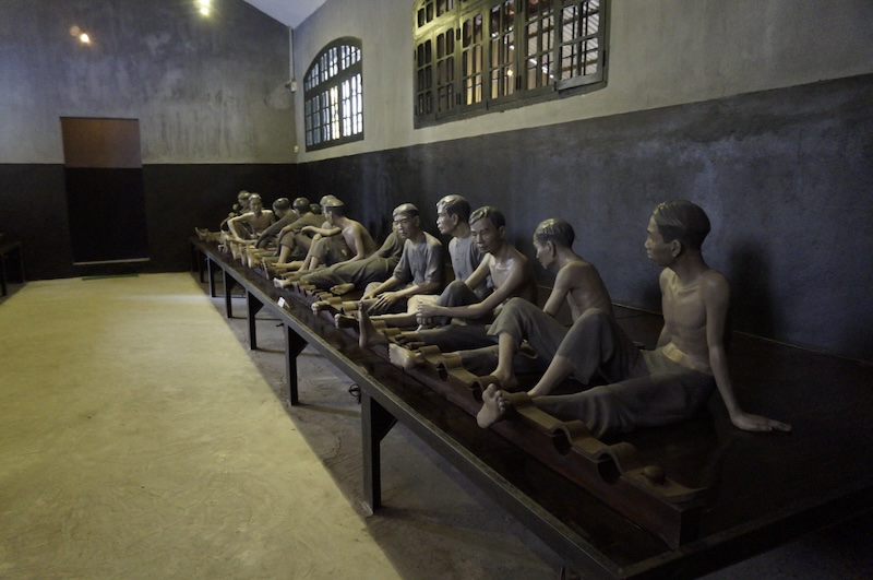 The entrance to the Hoa Lo Prison Relic, also known as the Hanoi Hilton