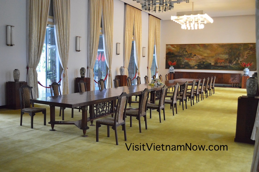 The iconic Reunification Palace (Independence Palace)