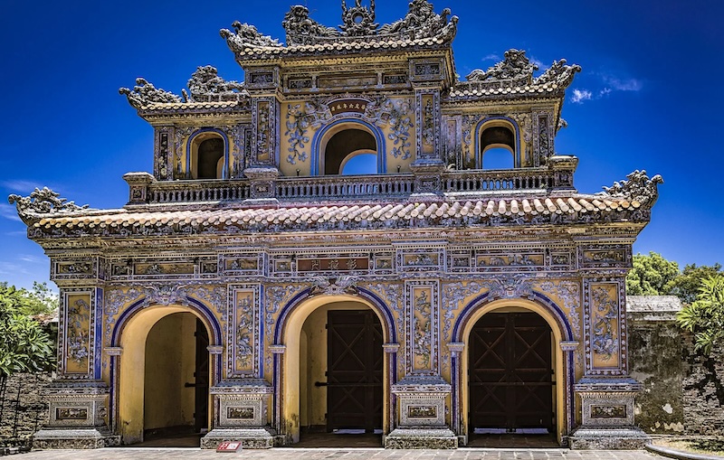 A gate inside the vast complex of the Imperial City