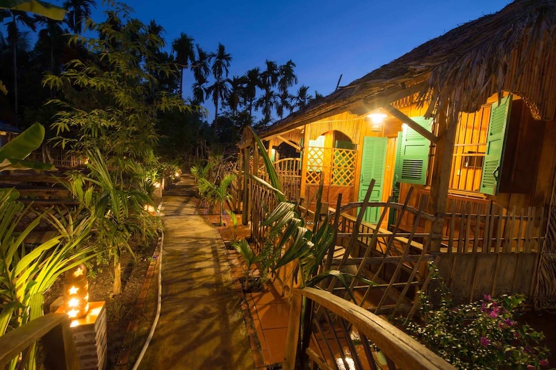 A tranquil homestay on the banks of a Mekong Delta river