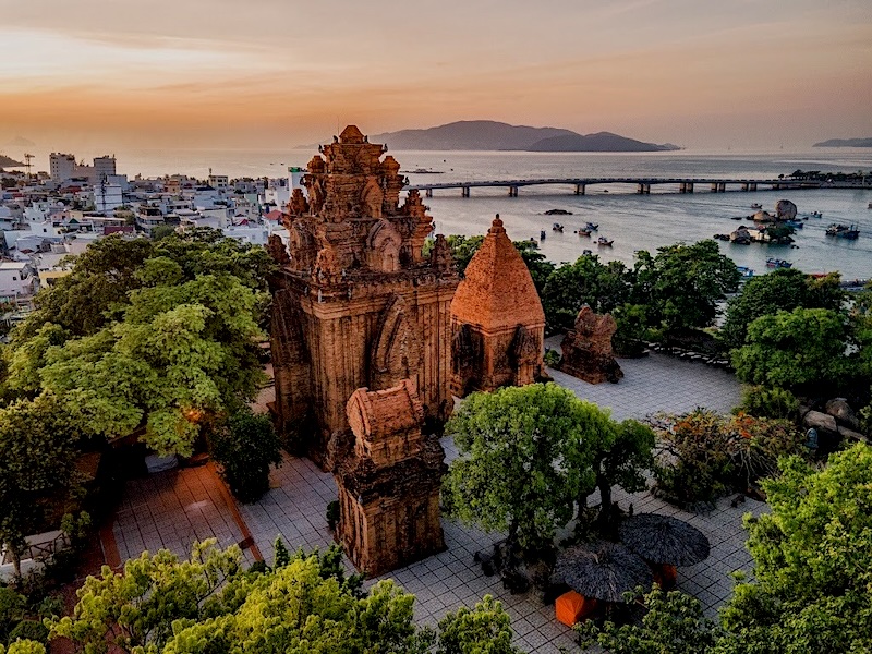 The ancient Po Nagar Cham Towers in Nha Trang
